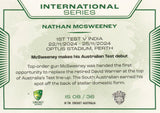 2025-26 Cricket Traders - International Series - IS 08 - Nathan McSweeney - Australia