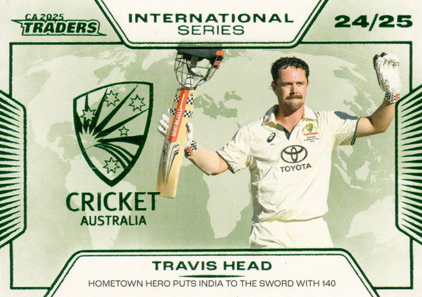 2025-26 Cricket Traders - International Series - IS 10 - Travis Head - Australia