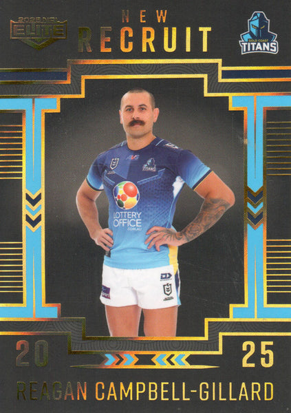 2025 NRL Elite - New Recruit Album Card - NRA 6 - Reagan Campbell-Gillard - 125/162