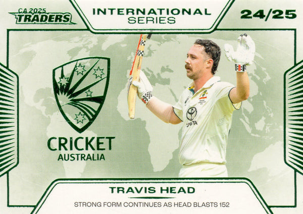 2025-26 Cricket Traders - International Series - IS 13 - Travis Head - Australia