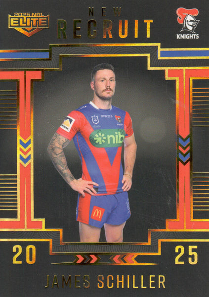 2025 NRL Elite - New Recruit Album Card - NRA 9 - James Schiller - 080/162