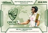 2025-26 Cricket Traders - International Series - IS 17 - Beau Webster - Australia