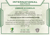 2025-26 Cricket Traders - International Series - IS 18 - Usman Khawaja - Australia