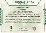2025-26 Cricket Traders - International Series - IS 23 - Steve Smith - Australia