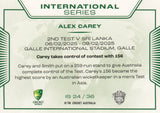 2025-26 Cricket Traders - International Series - IS 24 - Alex Carey - Australia