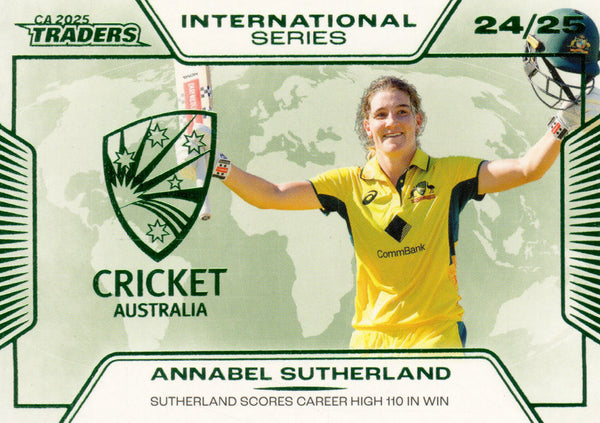 2025-26 Cricket Traders - International Series - IS 28 - Annabel Sutherland - Australia