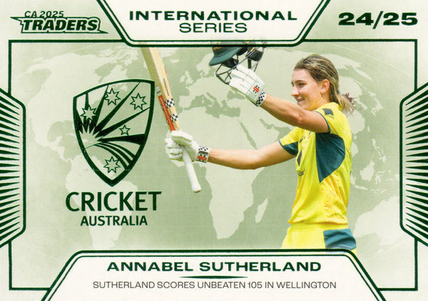 2025-26 Cricket Traders - International Series - IS 30 - Annabel Sutherland - Australia