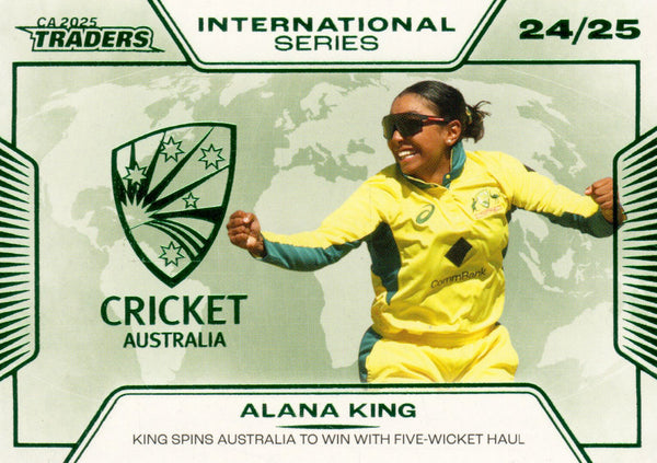2025-26 Cricket Traders - International Series - IS 32 - Alana King - Australia