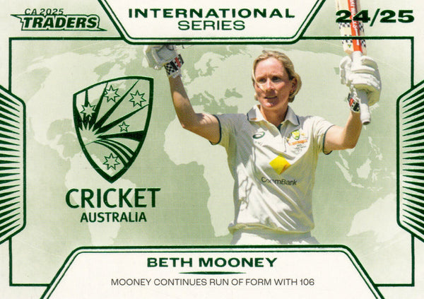2025-26 Cricket Traders - International Series - IS 35 - Beth Mooney - Australia