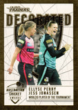 2025-26 Cricket Traders - Decorated - D 13 - Ellyse Perry & Jess Jonassen - Brisbane Heat & Sydney Sixers