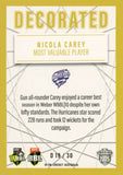 2025-26 Cricket Traders - Decorated - D 19 - Nicola Carey - Hobart Hurricanes