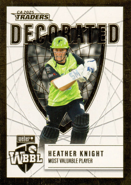 2025-26 Cricket Traders - Decorated - D 29 - Heather Knight - Sydney Thunder