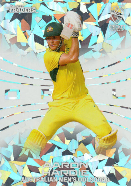 2025-26 Cricket Traders - Mojo Opal White - O 014 - Aaron Hardie - 37/37