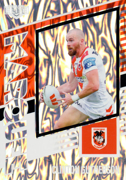 2025 NRL Elite - Marquee - M 34 - Clinton Gutherson - Dragons
