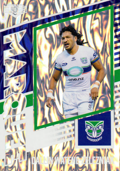 2025 NRL Elite - Marquee - M 41 - Dallin Watene-Zelezniak - Warriors