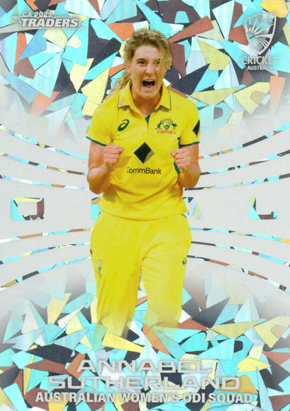 2025-26 Cricket Traders - Mojo Opal White - O 045 - Annabel Sutherland - 13/37