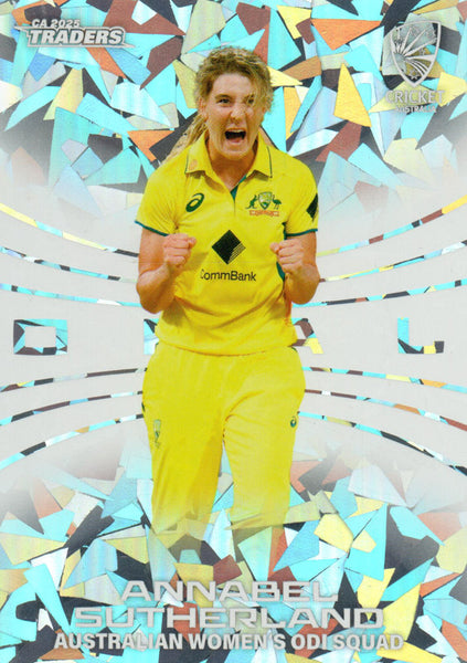 2025-26 Cricket Traders - Mojo Opal White - O 045 - Annabel Sutherland - 23/37
