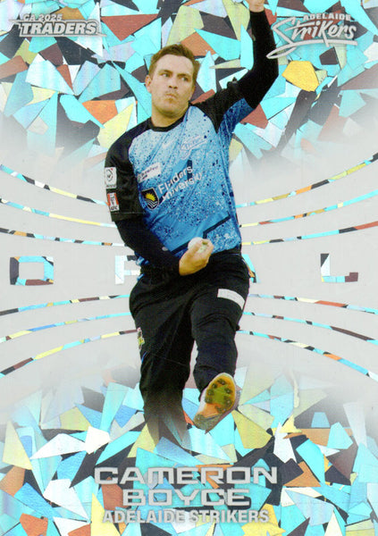 2025-26 Cricket Traders - Mojo Opal White - O 055 - Cameron Boyce - 36/37