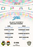 2025-26 Cricket Traders - Mojo Opal White - O 056 - Alex Carey - 23/37
