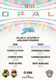 2025-26 Cricket Traders - Mojo Opal White - O 056 - Alex Carey - 30/37