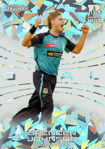 2025-26 Cricket Traders - Mojo Opal White - O 068 - Spencer Johnson - 16/37