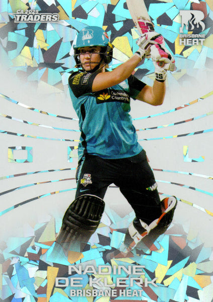 2025-26 Cricket Traders - Mojo Opal White - O 074 - Nadine De Klerk - 28/37