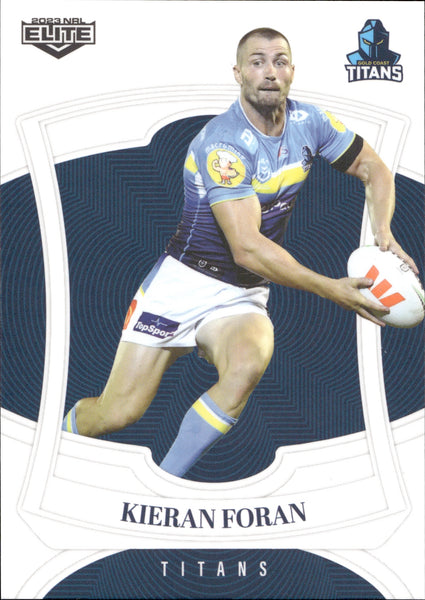 2023 NRL Elite Common Card - 051 - Kieran Foran - Gold Coast Titans