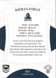 2023 NRL Elite Common Card - 051 - Kieran Foran - Gold Coast Titans