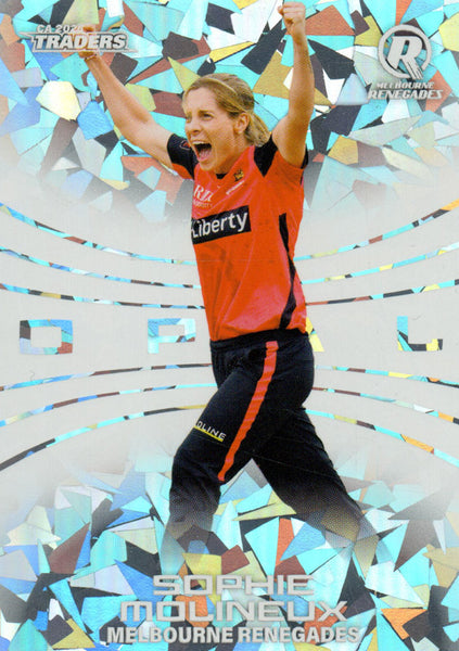 2025-26 Cricket Traders - Mojo Opal White - O 100 - Sophie Molineux - 05/37