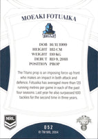 2023 NRL Elite Common Card - 052 - Moeaki Fotuaika - Gold Coast Titans