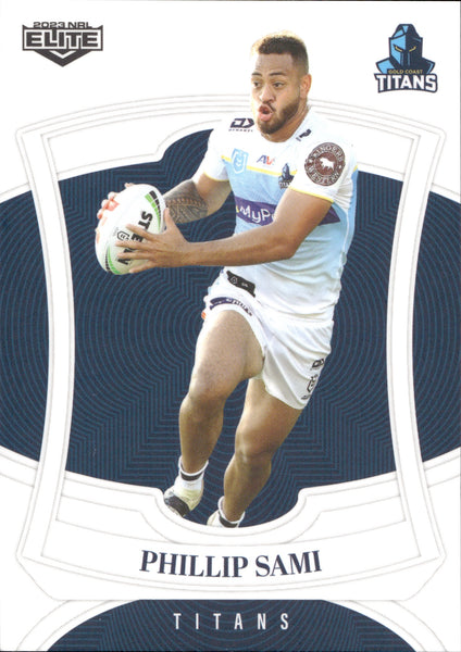 2023 NRL Elite Common Card - 053 - Phillip Sami - Gold Coast Titans