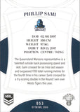 2023 NRL Elite Common Card - 053 - Phillip Sami - Gold Coast Titans