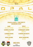 2025-26 Cricket Traders - Mojo Opal Gold - OG 072 - Michael Neser - 1/1