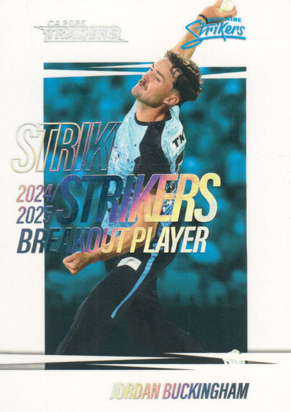 2025-26 Cricket Traders - Breakout - BO 03 - Jordan Buckingham - Adelaide Strikers