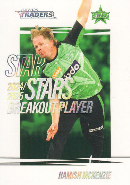 2025-26 Cricket Traders - Breakout - BO 11 - Hamish McKenzie - Melbourne Stars