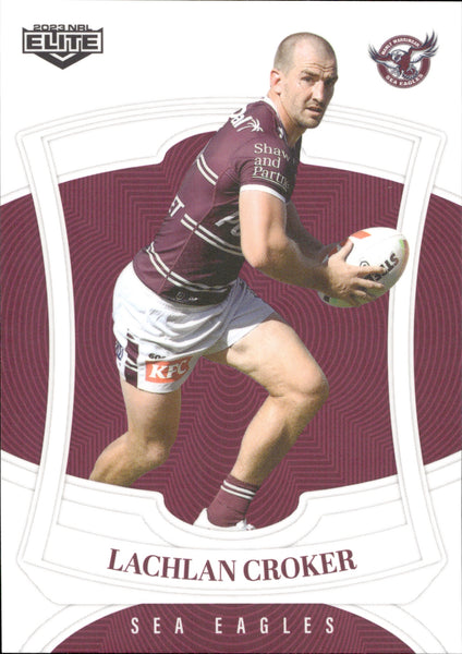 2023 NRL Elite Common Card - 057 - Lachlan Croker - Manly-Warringah Sea Eagles