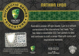 2025-26 Cricket Traders - Authentic Signature Black - ASB 01 - Nathan Lyon - 74/94