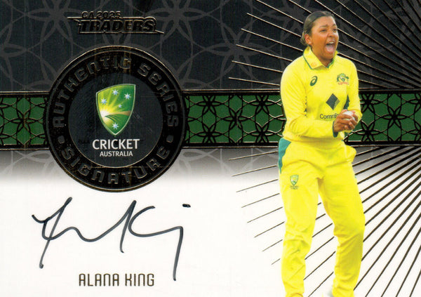 2025-26 Cricket Traders - Authentic Signature Black - ASB 02 - Alana King - 32/94