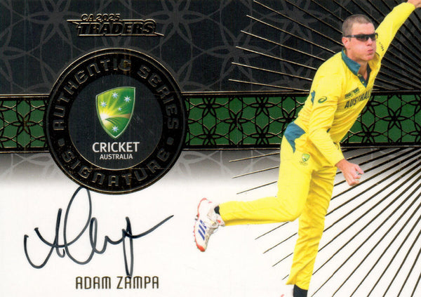 2025-26 Cricket Traders - Authentic Signature Black - ASB 03 - Adam Zampa - 87/94