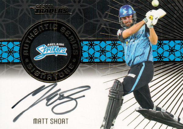 2025-26 Cricket Traders - Authentic Signature Black - ASB 05 - Matt Short - 13/94