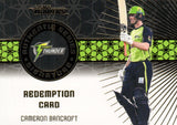 2025-26 Cricket Traders - Authentic Signature Black - ASB 12 - Cameron Bancroft - 01/94