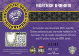 2025-26 Cricket Traders - Authentic Signature Team - AST 07 - Heather Graham - 01/47