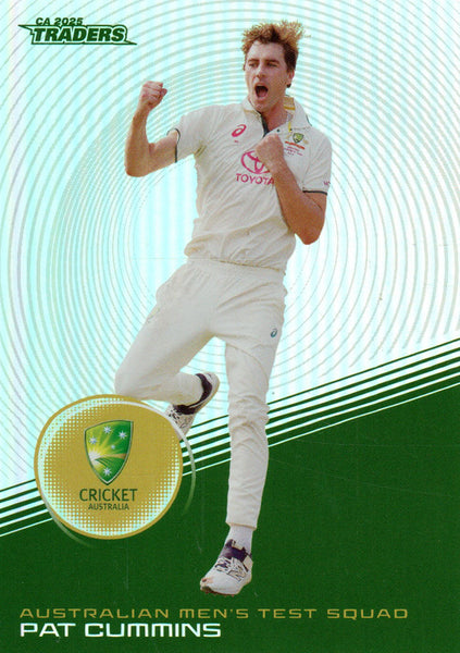 2025-26 Cricket Traders - Silver - S 003 - Pat Cummins - Australia Men's Test