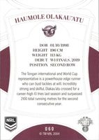 2023 NRL Elite Common Card - 060 - Haumole Olakau’atu - Manly-Warringah Sea Eagles