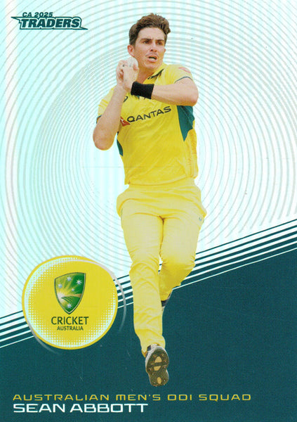 2025-26 Cricket Traders - Silver - S 010 - Sean Abbott - Australia Men's ODI