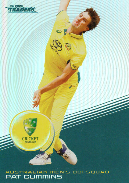 2025-26 Cricket Traders - Silver - S 012 - Pat Cummins - Australia Men's ODI