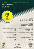 2025-26 Cricket Traders - Silver - S 013 - Nathan Ellis - Australia Men's ODI