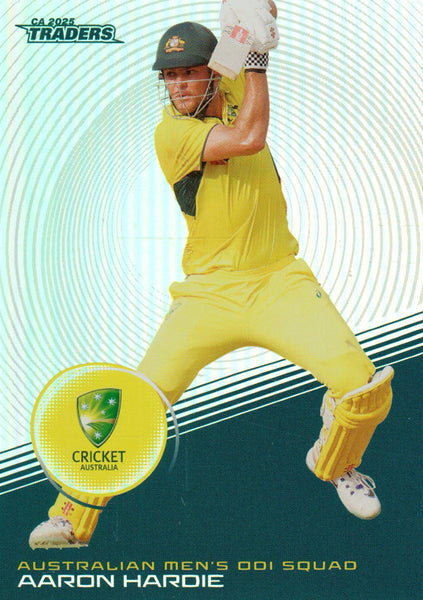 2025-26 Cricket Traders - Silver - S 014 - Aaron Hardie - Australia Men's ODI