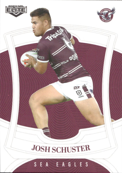 2023 NRL Elite Common Card - 061 - Josh Schuster - Manly-Warringah Sea Eagles