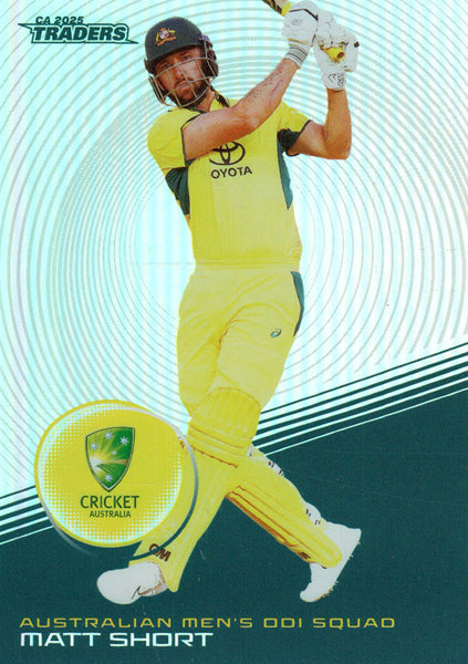 2025-26 Cricket Traders - Silver - S 017 - Matt Short - Australia Men's ODI